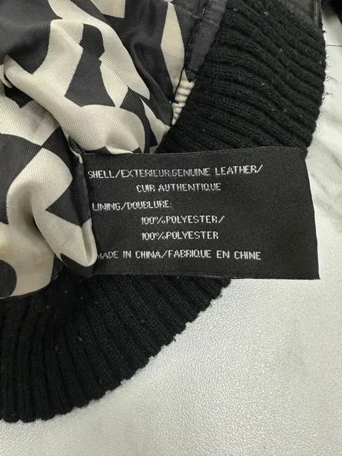 DKNY 하이넥 레더 자켓 상품이미지4