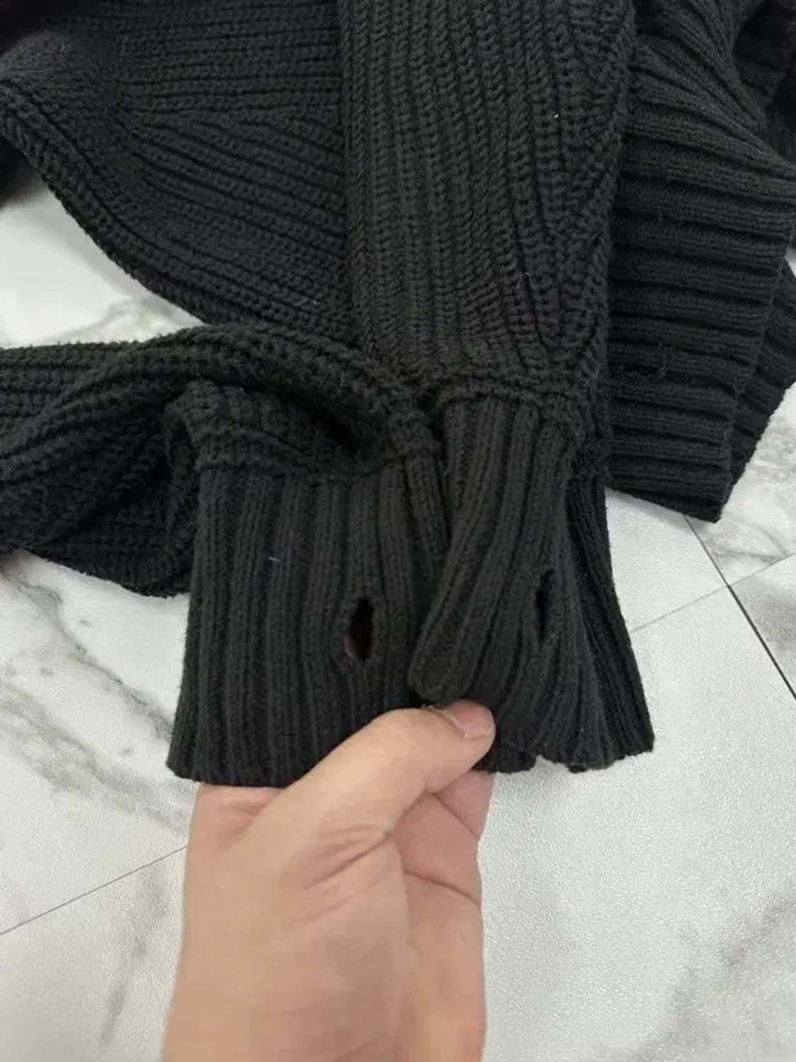 일꼬르소 모크넥 반집업 니트 상품이미지3