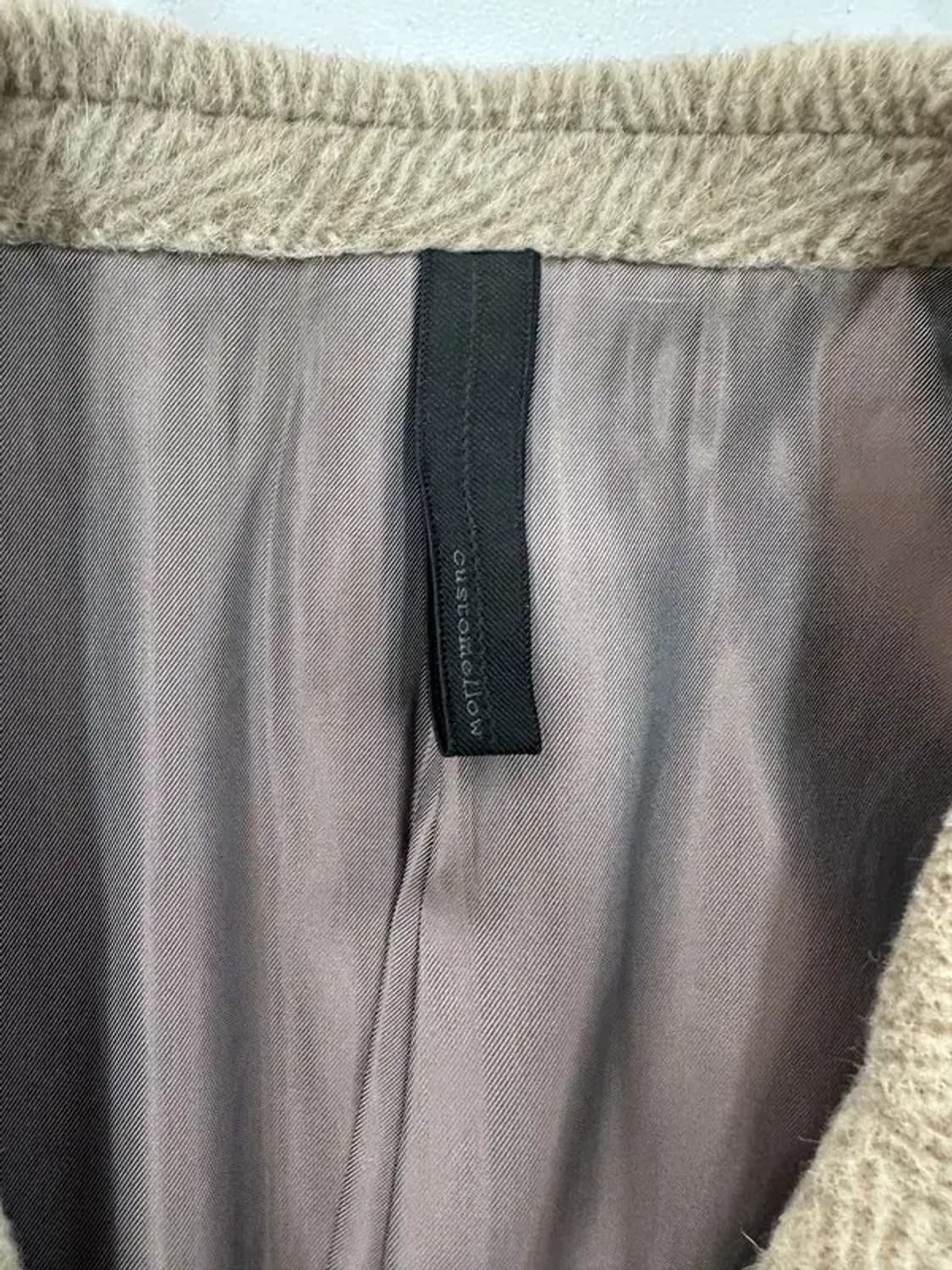 커스텀멜로우 알파카 헤링본 코트 상품이미지3