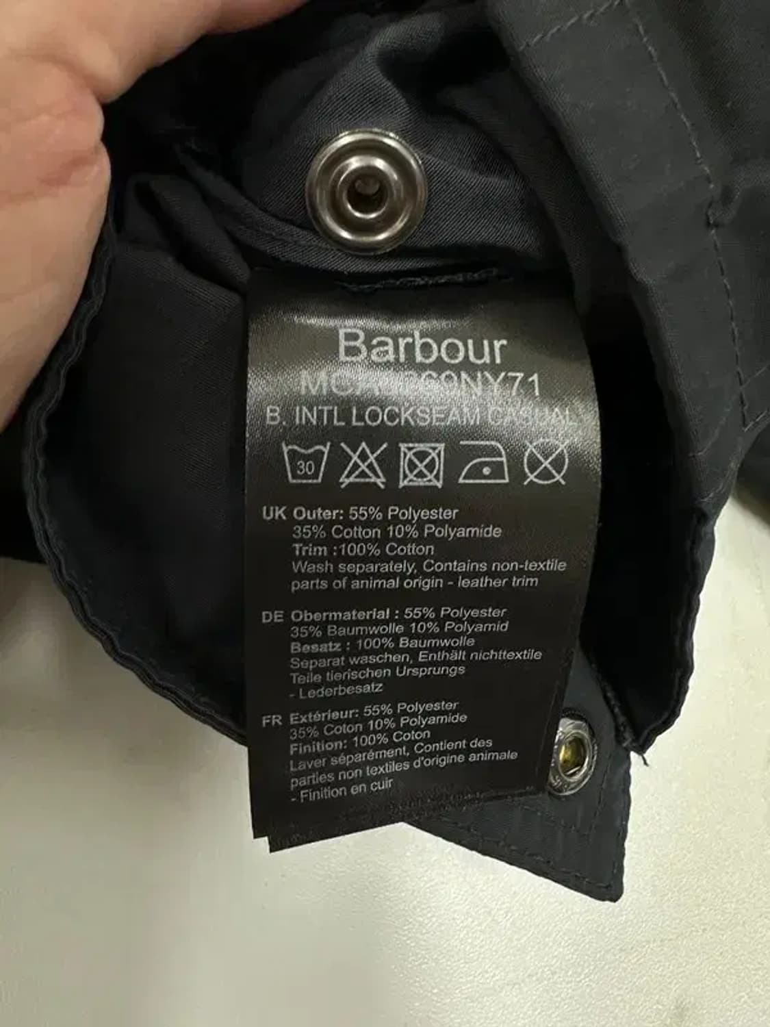 바버 인터네셔널 자켓 상품이미지6