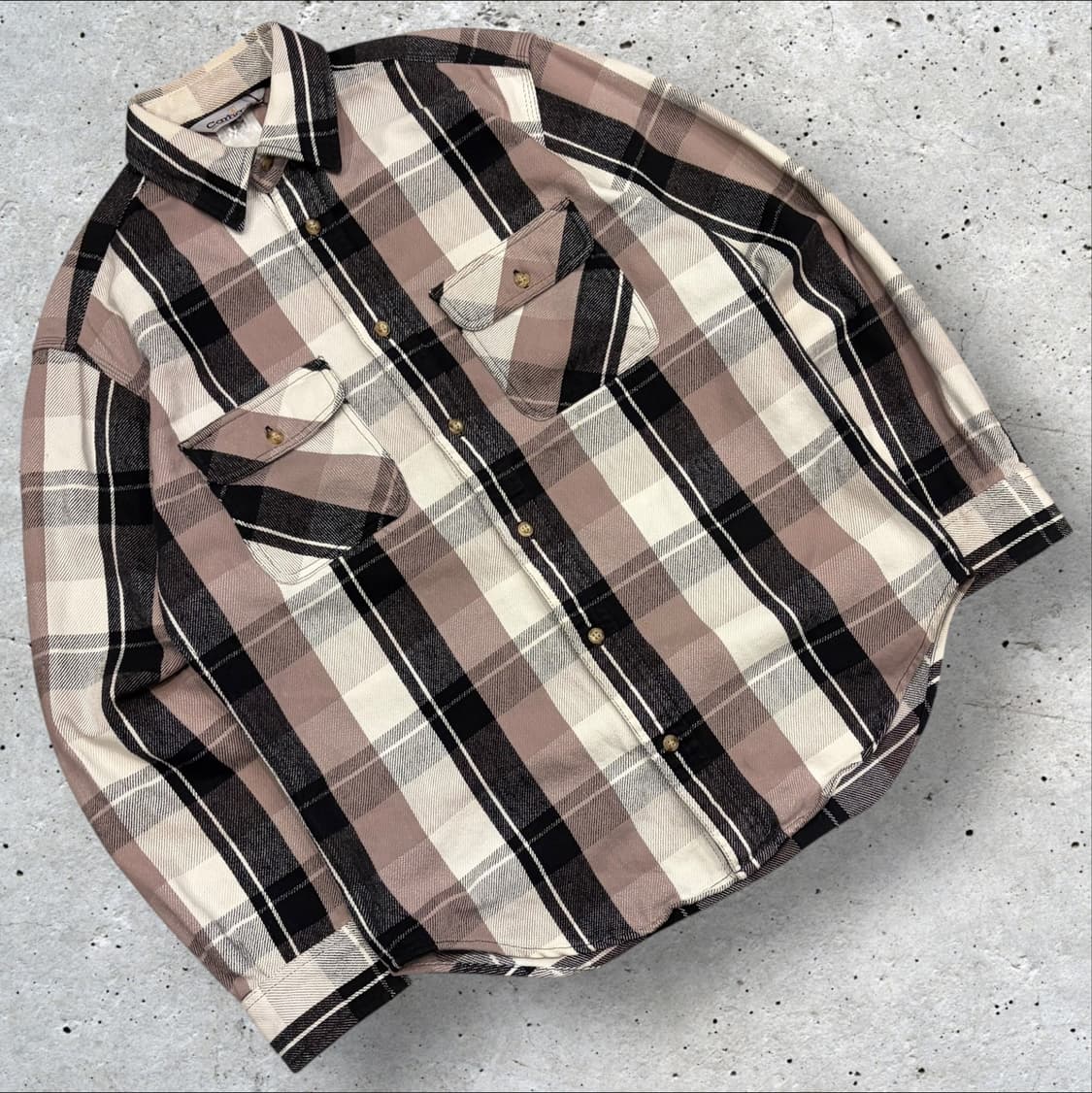 [XL] 칼하트 빈티지 투포켓 체크 셔츠 B944 상품이미지1