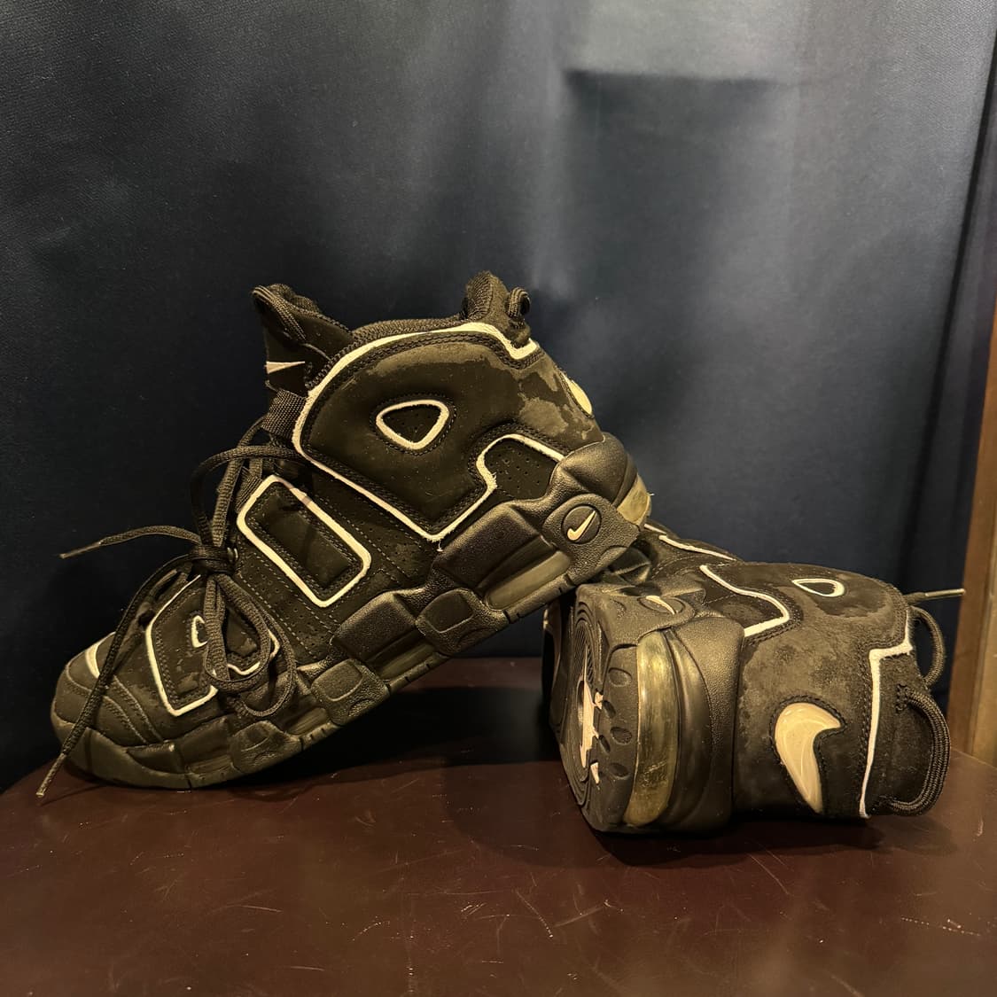 NIKE 에어 모어 업템포 블랙 상품이미지6