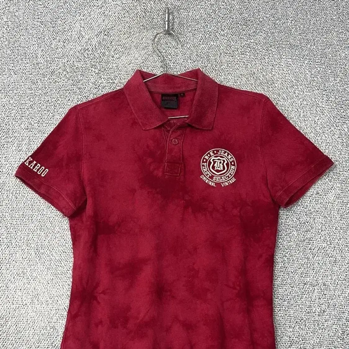 버커루 빈티지 로고 반팔 카라티 M 상품이미지3