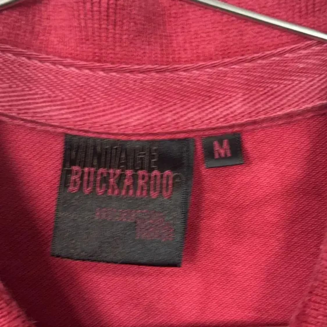 버커루 빈티지 로고 반팔 카라티 M 상품이미지5