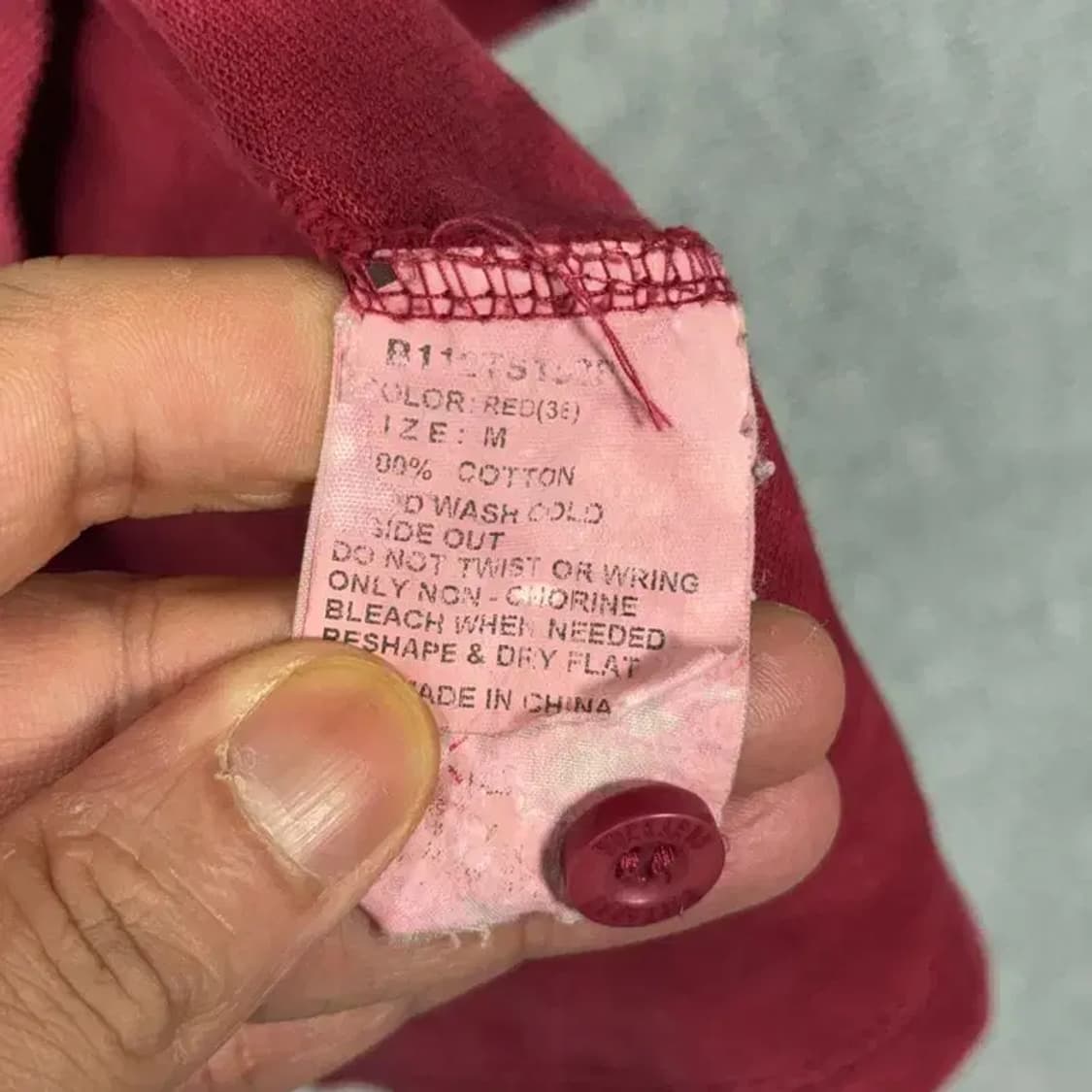 버커루 빈티지 로고 반팔 카라티 M 상품이미지6