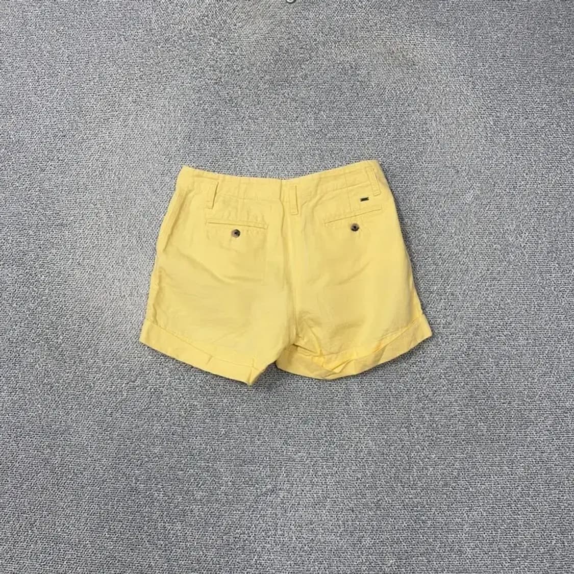 타미힐피거 옐로우 린넨 코튼 반바지 67 상품이미지2