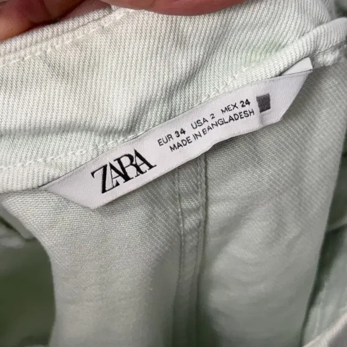 자라 버튼 데님 핫팬츠 24 상품이미지6