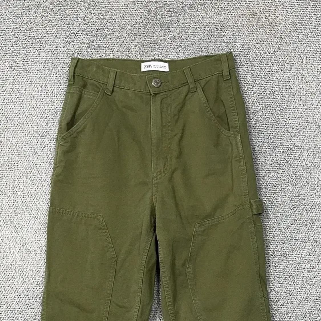 자라 빈티지 카키 카펜더 팬츠 24 상품이미지3