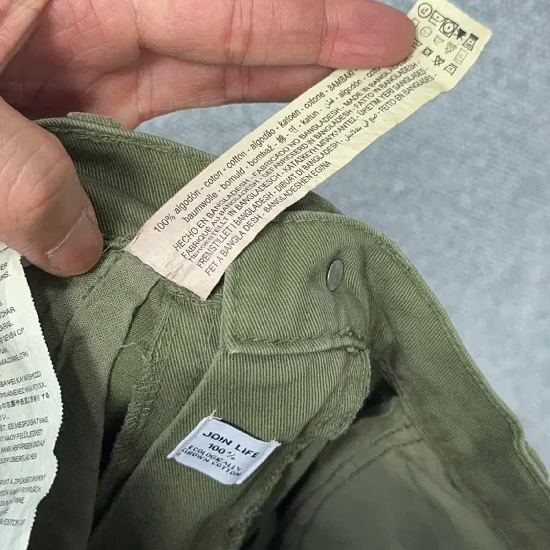 자라 빈티지 카키 카펜더 팬츠 24 상품이미지6