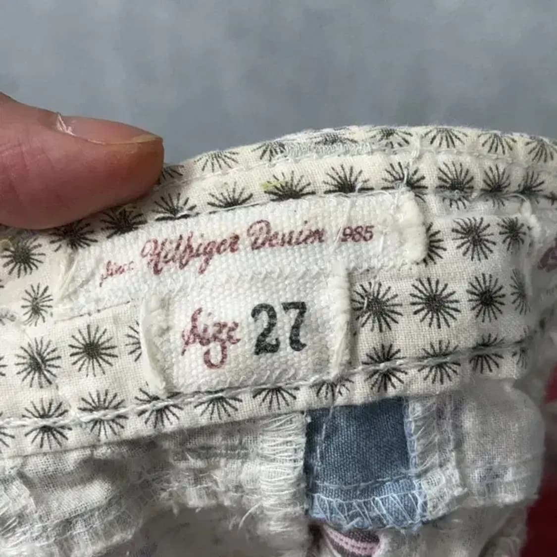 타미힐피거 빈티지 체크 반바지 26-27 상품이미지3