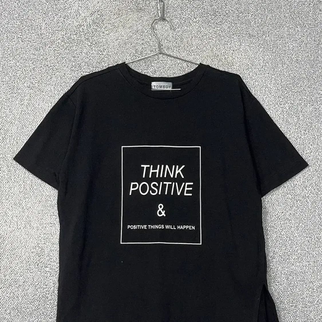 톰보이 프린팅 반팔 원피스 상품이미지3