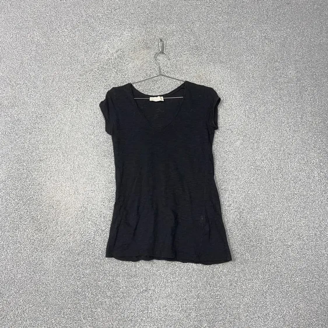 자라 브이넥 숏 반팔티 S 상품이미지1