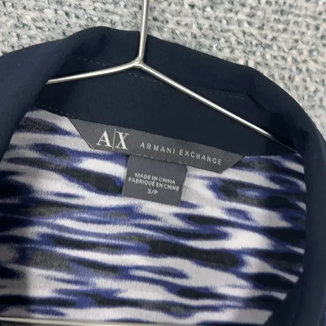 알마니 익스체인지 빈티지 패턴 셔츠 S 상품이미지3