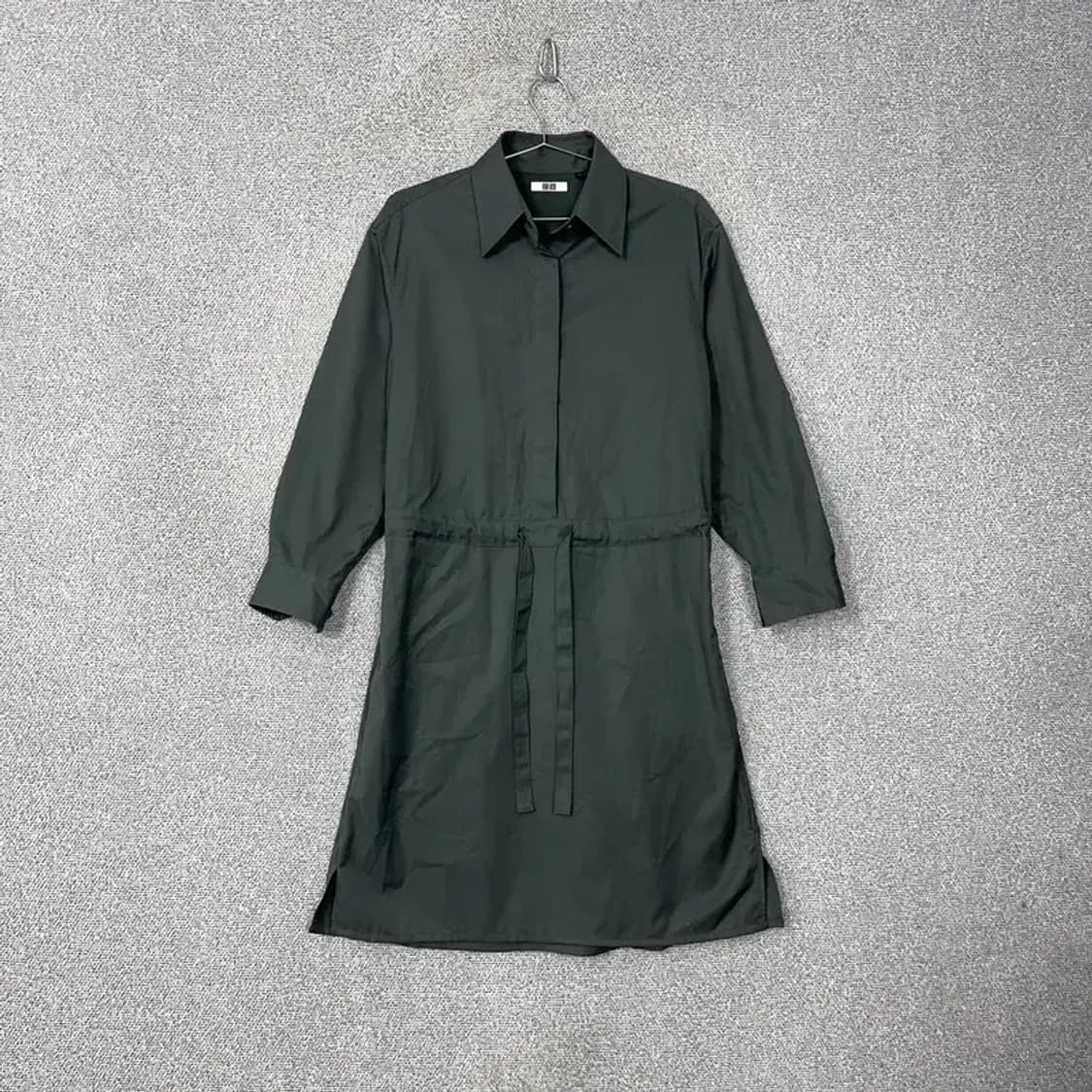 유니클로 U 벨티드 셔츠 원피스 M 상품이미지1