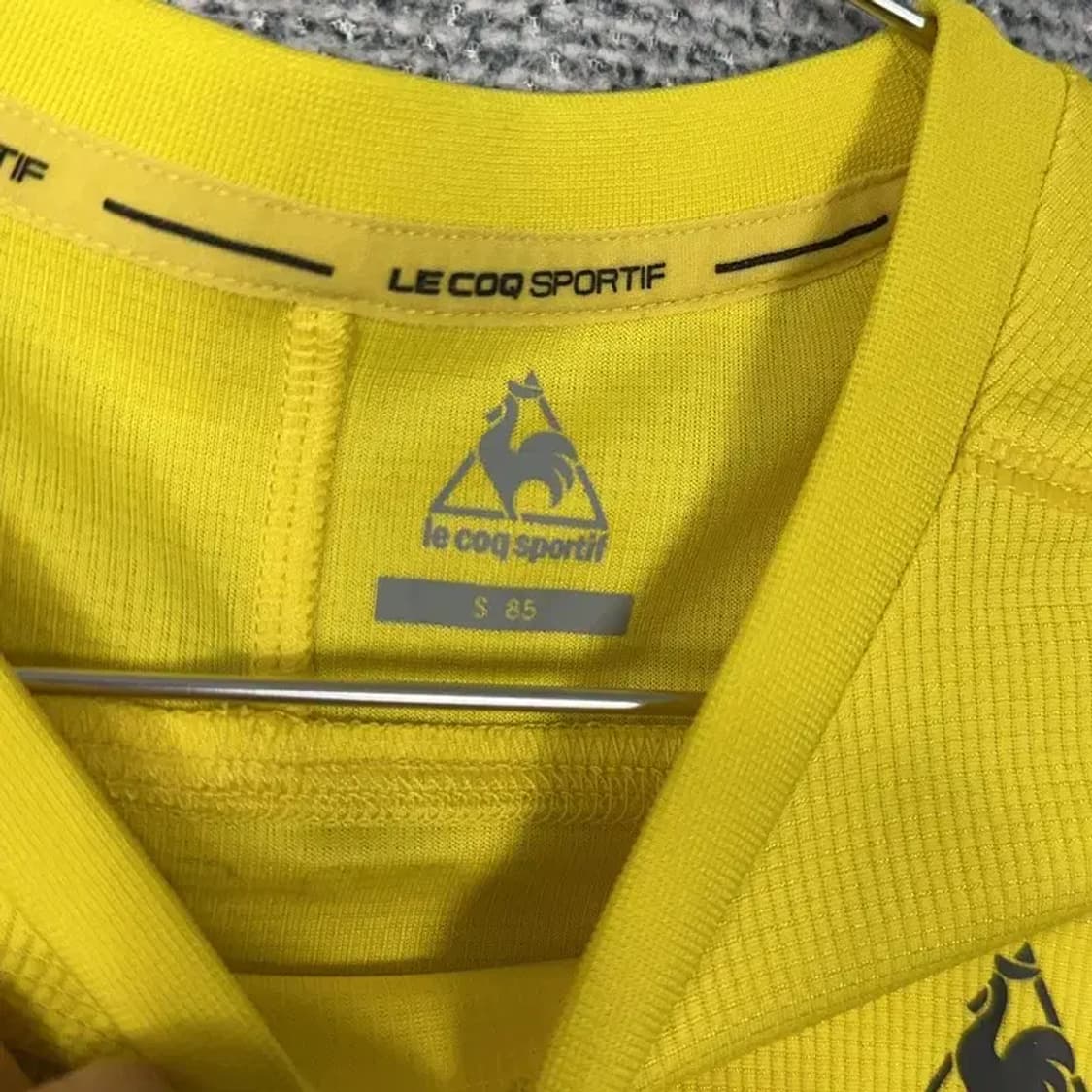 르꼬끄 골프 로고 옐로우 기능성 반팔티 S 상품이미지3