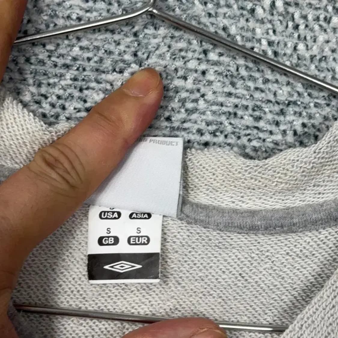 엄브로 로고 후드 집업 조끼 S 상품이미지5