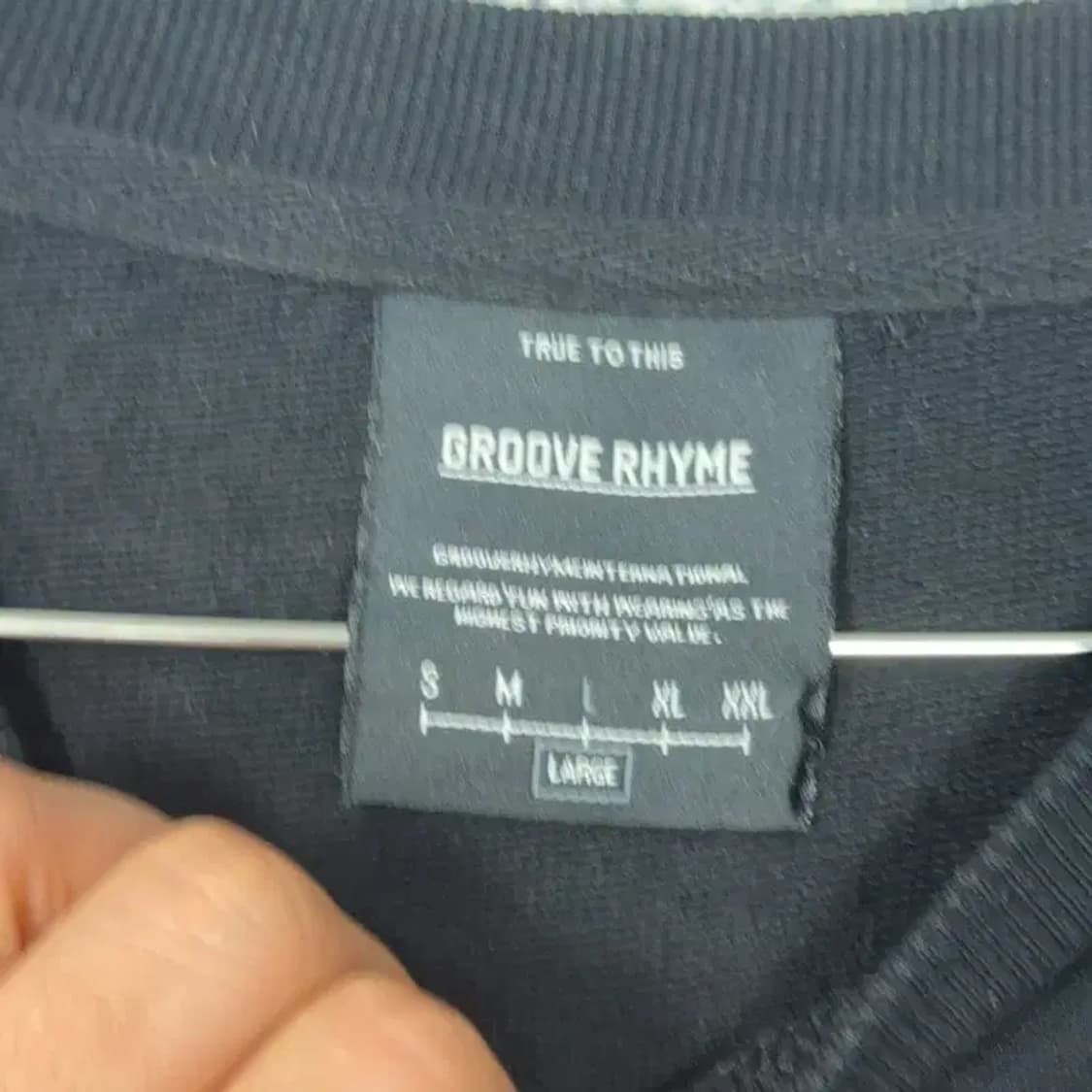 그루브라임 로고 긴팔티 L 상품이미지3