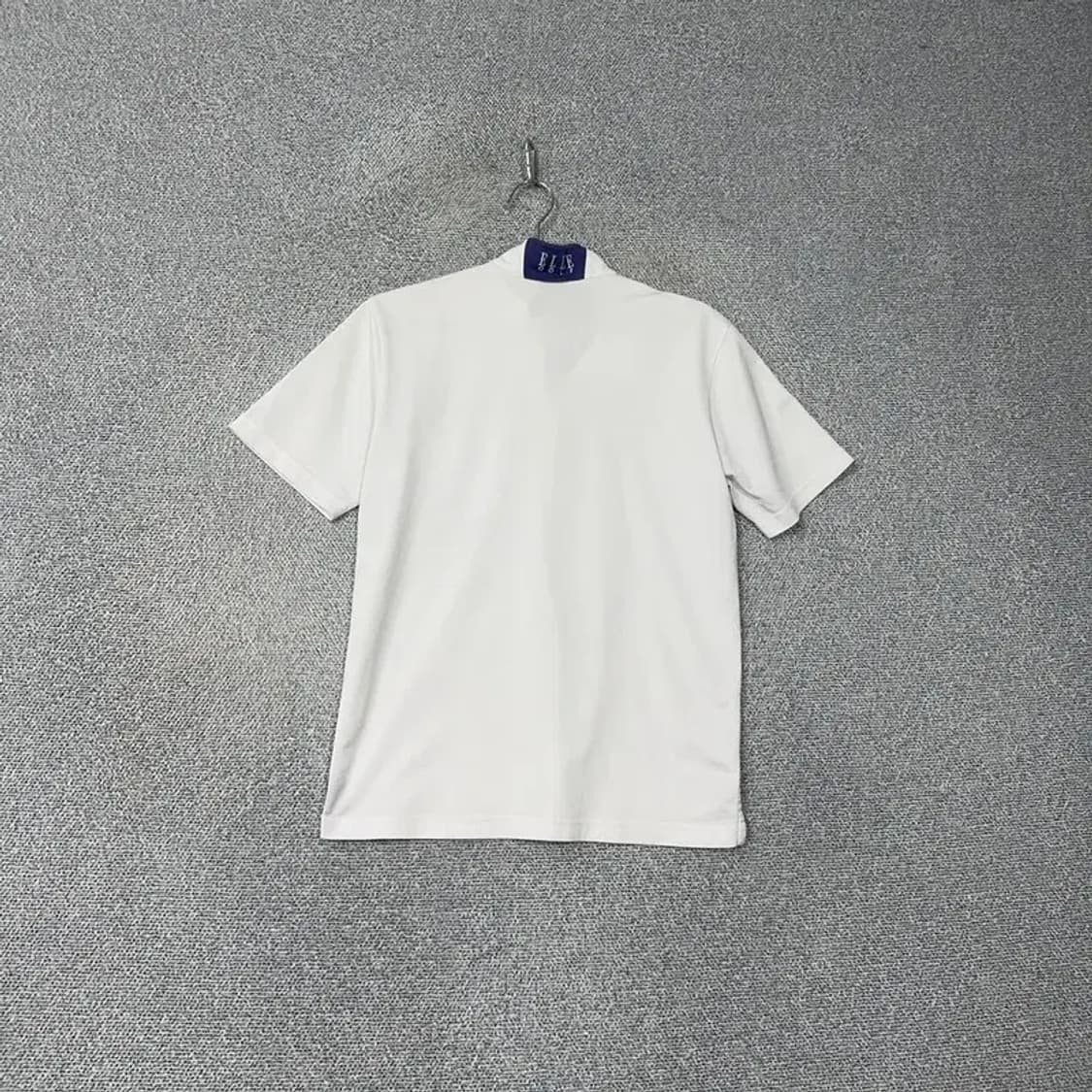 엘르 골프 화이트 기능성 반팔 카라티 95 상품이미지2