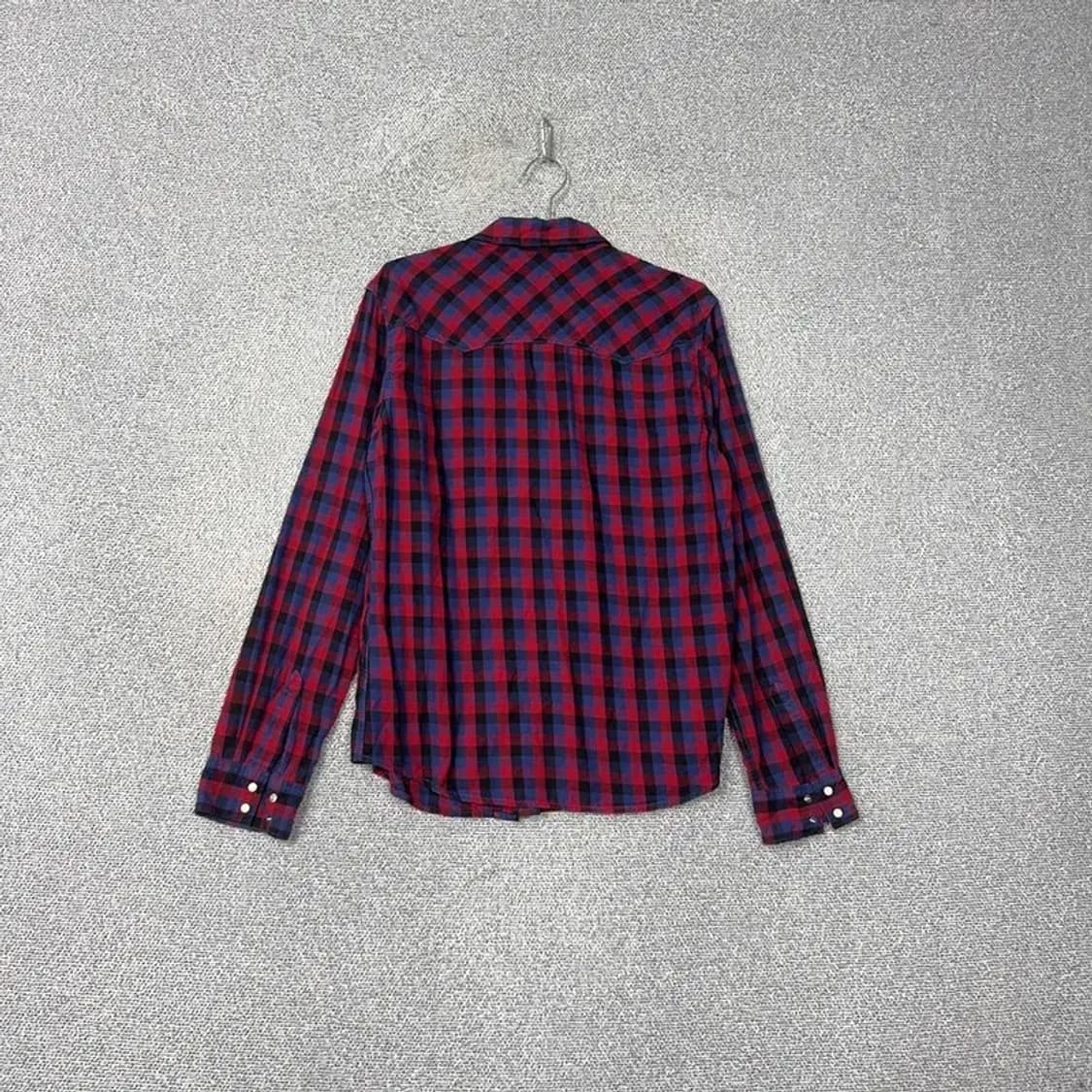 리바이스 투포켓 체크남방 M 상품이미지2