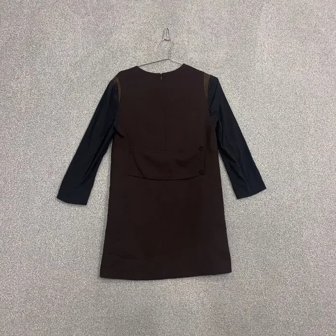구호 브라운 실크 원피스 88-96-165 상품이미지2