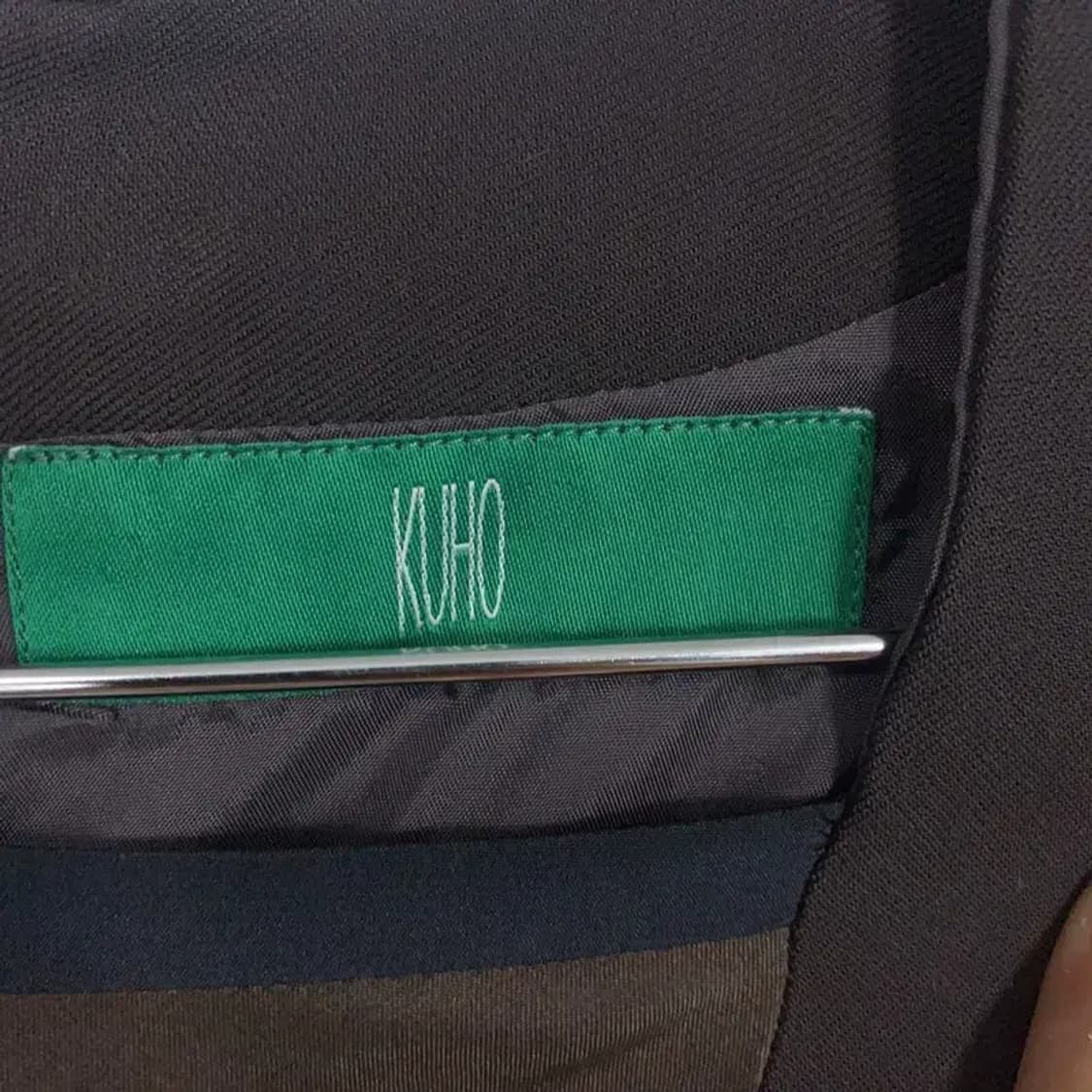 구호 브라운 실크 원피스 88-96-165 상품이미지3