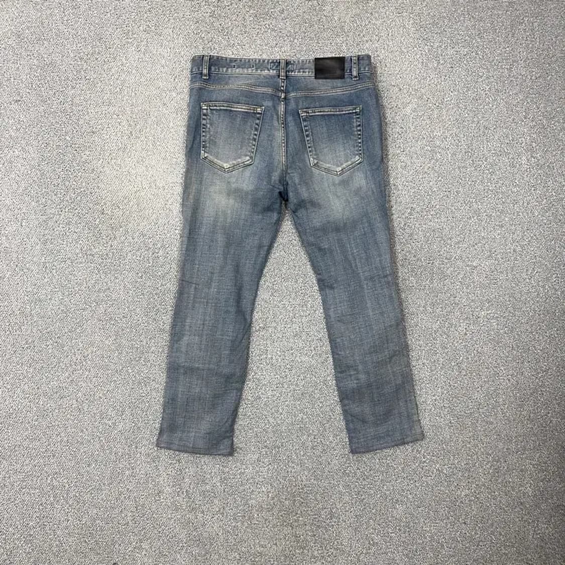 피스워커 무파 연청 크롭진 32 상품이미지2