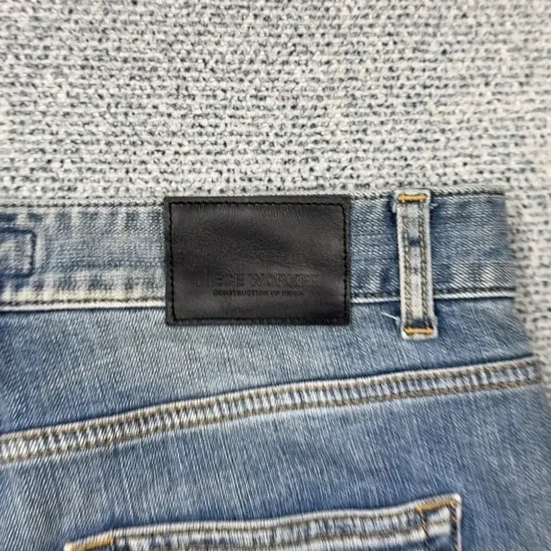 피스워커 무파 연청 크롭진 32 상품이미지6