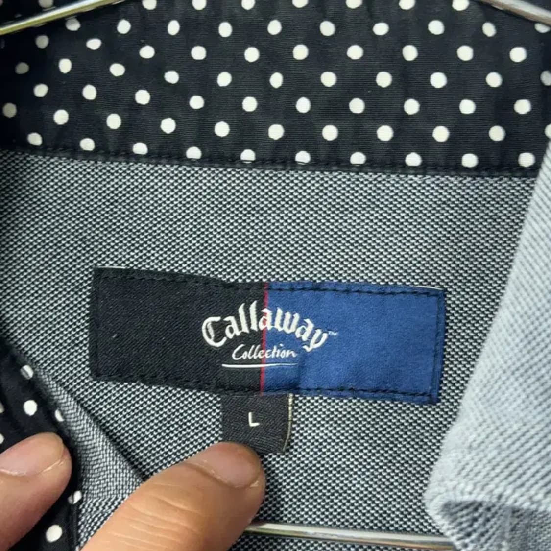 캘러웨이 그레이 기능성 긴팔 카라티 L 상품이미지3