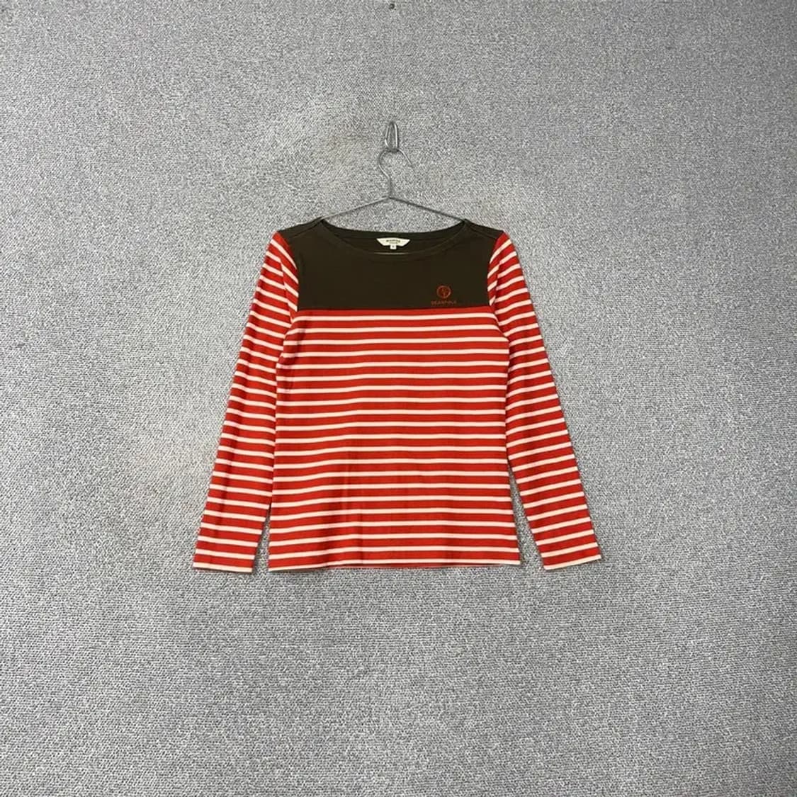 빈폴 스트라이프 로고 여성 긴팔티 90 상품이미지1