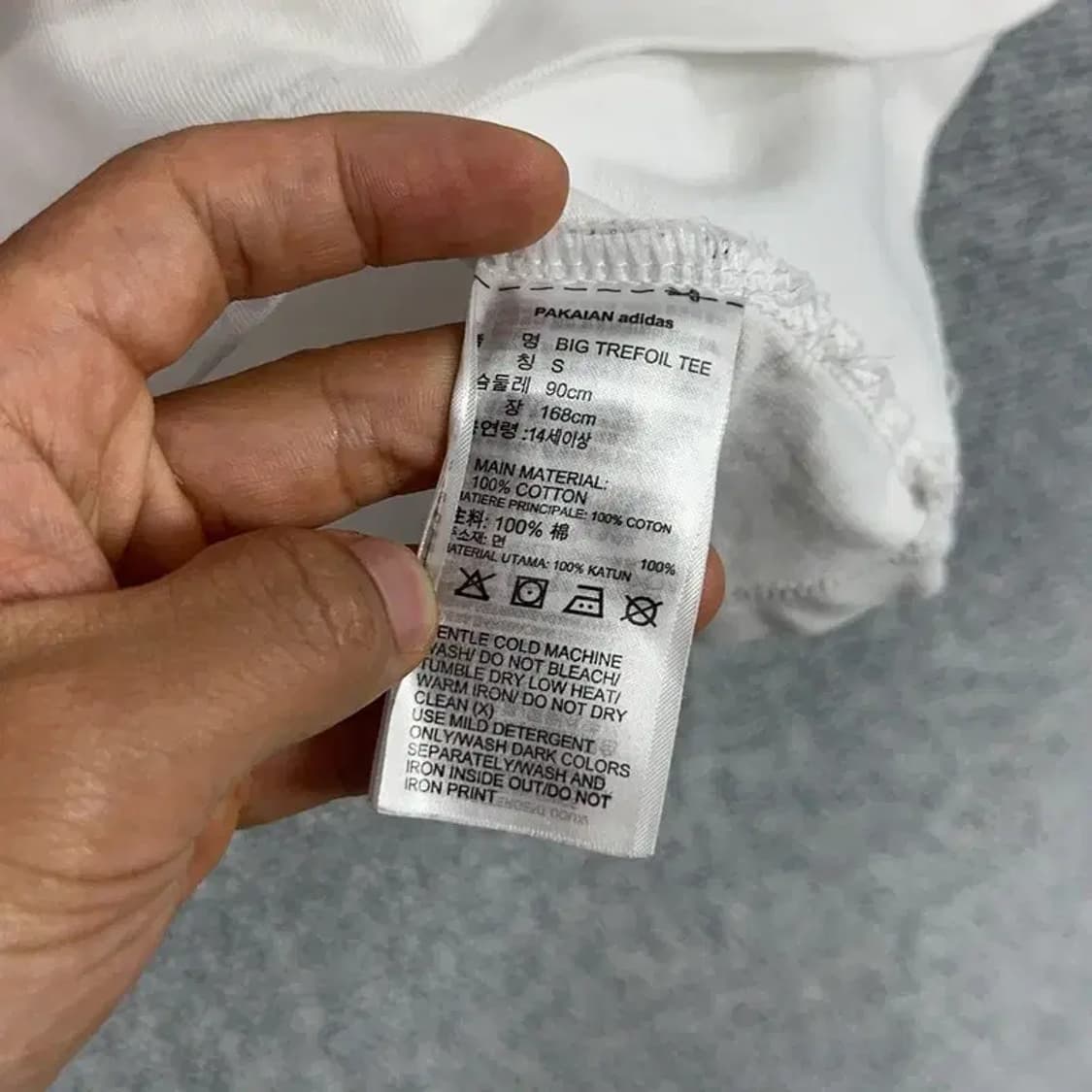 아디다스 빅로고 반팔티 S 상품이미지4