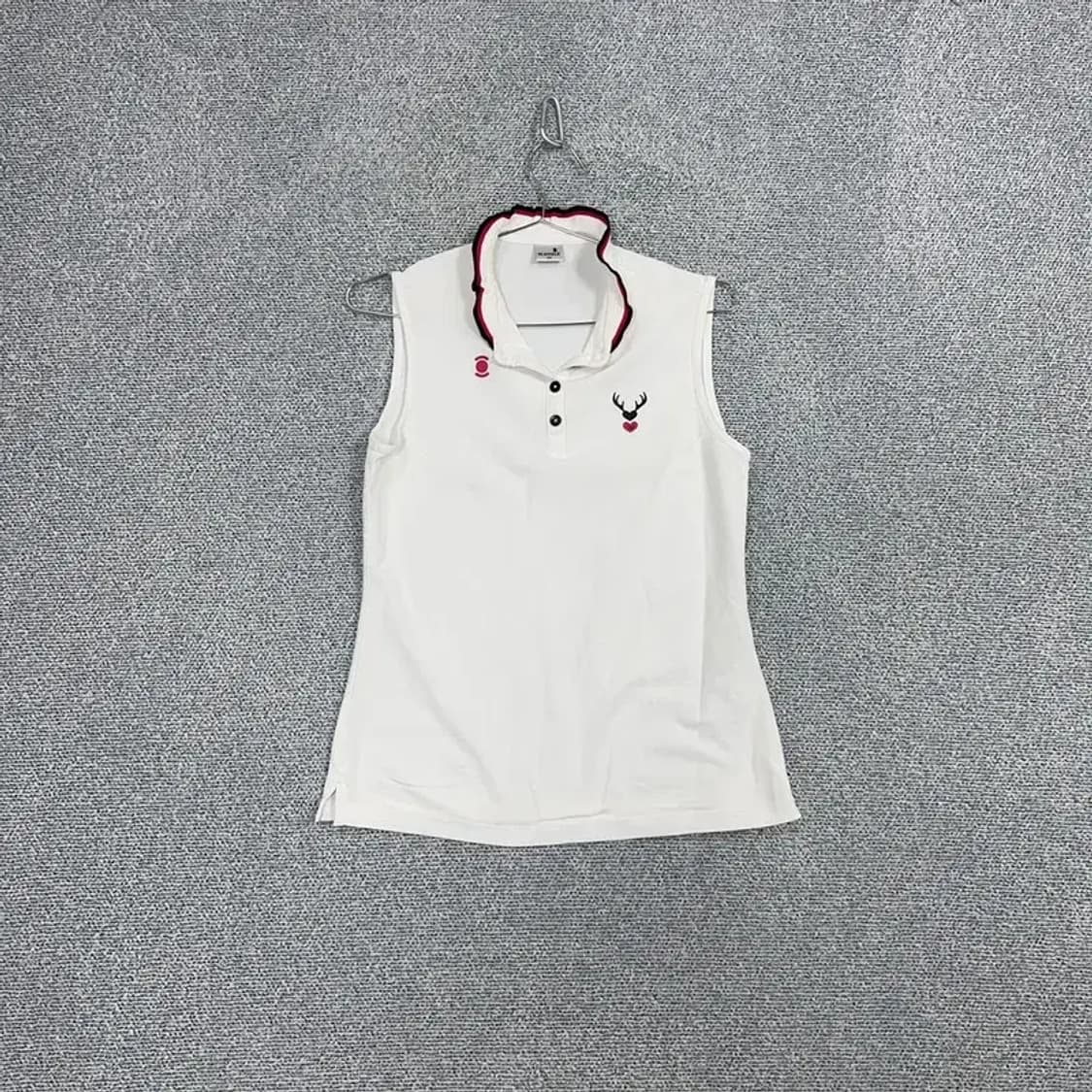 와이드앵글 골프 기능성 민소매 나시 100 상품이미지1