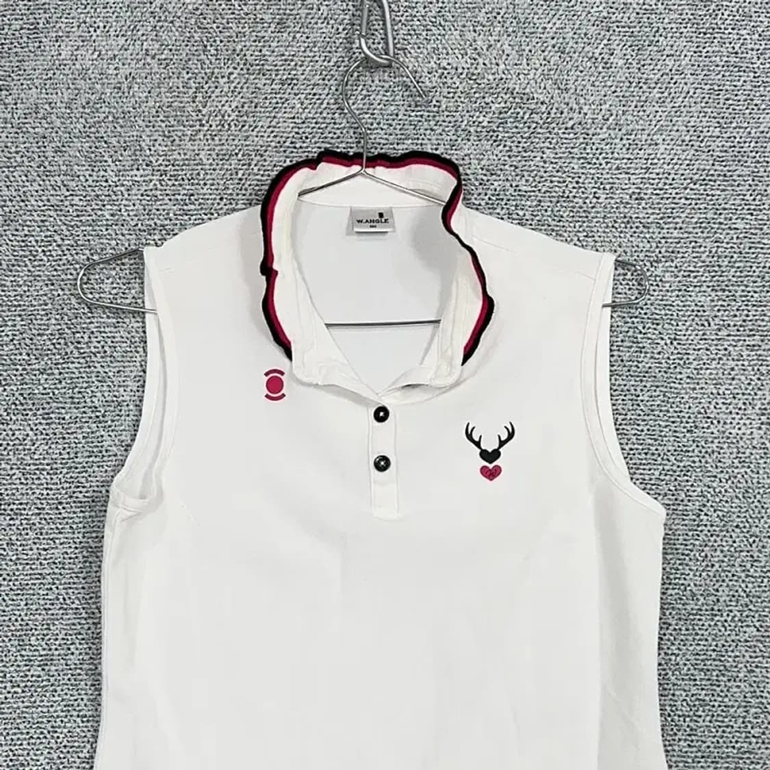 와이드앵글 골프 기능성 민소매 나시 100 상품이미지3