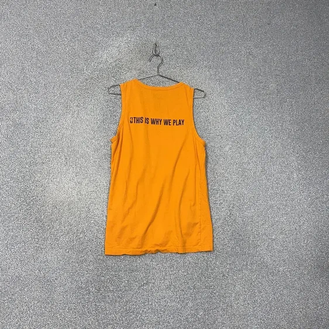 NBA 로고 오렌지 민소매 나시 M 상품이미지2