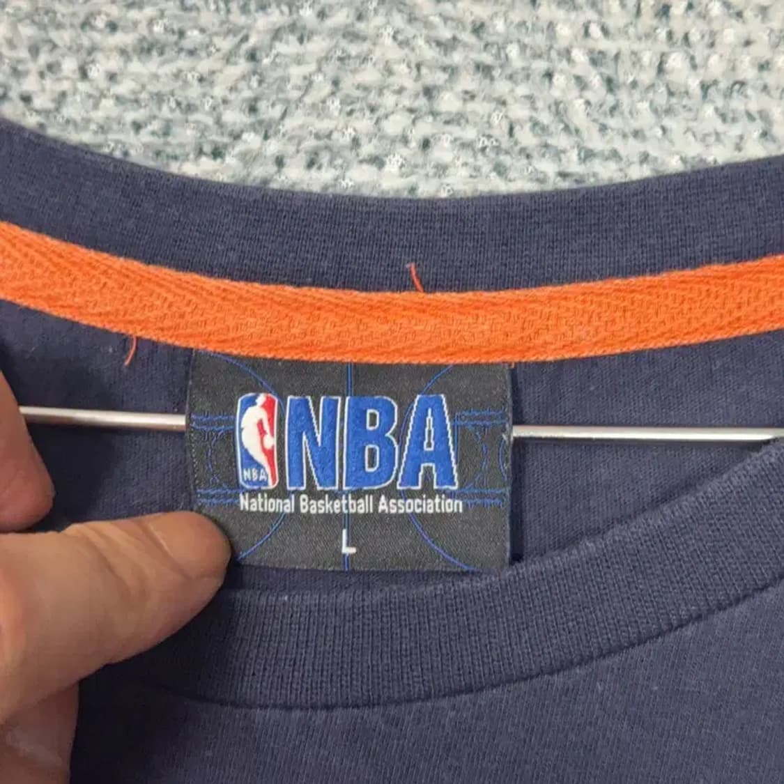 NBA 오클라호마 로고 네이비 반팔티 L 상품이미지5