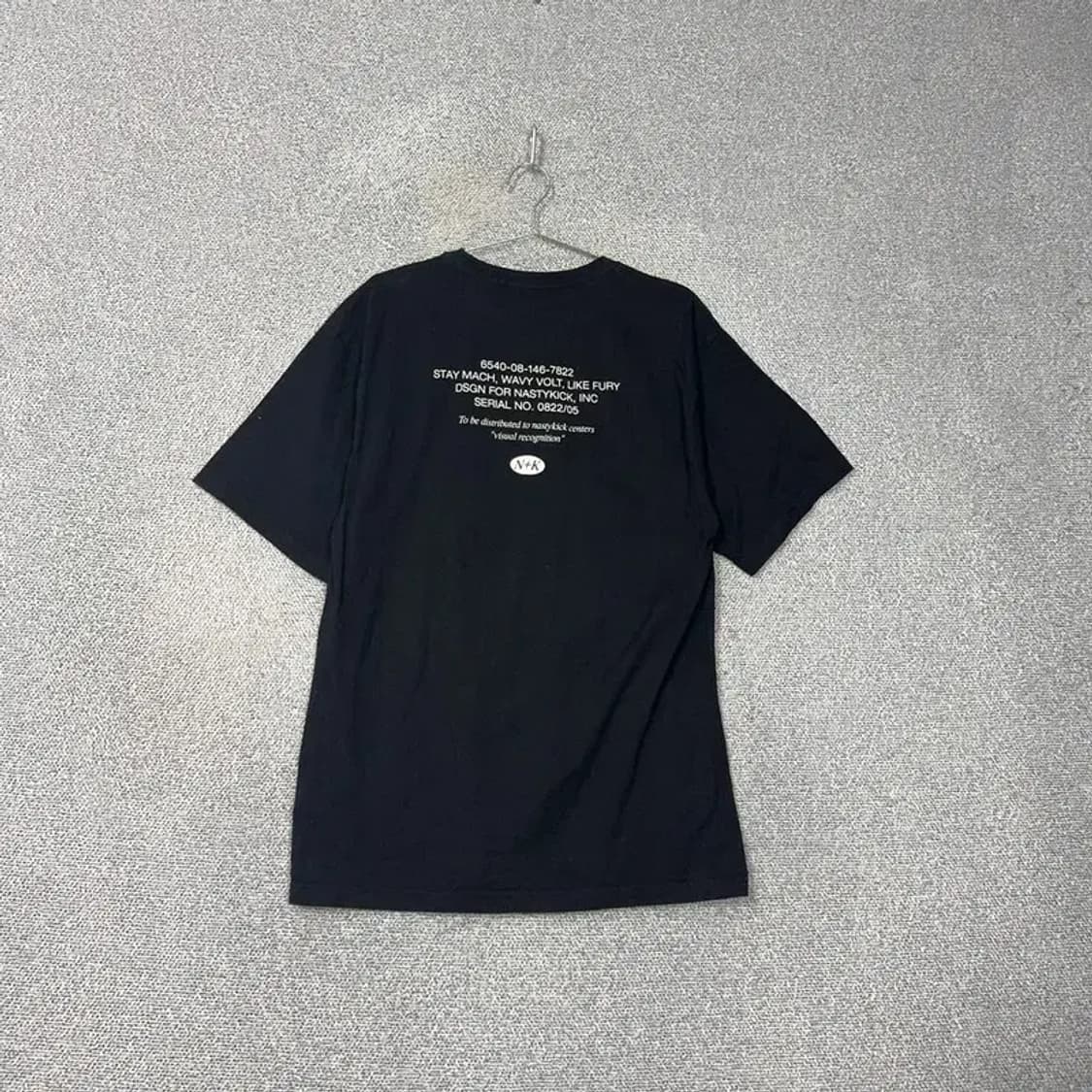 내스티킥 스펠로고 블랙 반팔티 L 상품이미지2