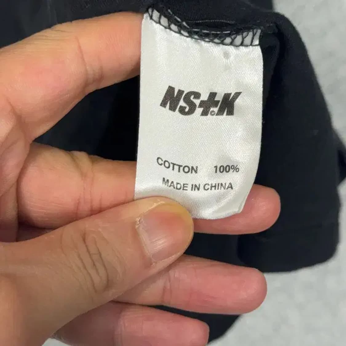 내스티킥 스펠로고 블랙 반팔티 L 상품이미지4