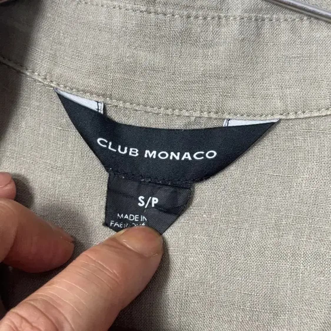 클럽모나코 투포켓 린넨 셔츠 S 상품이미지3