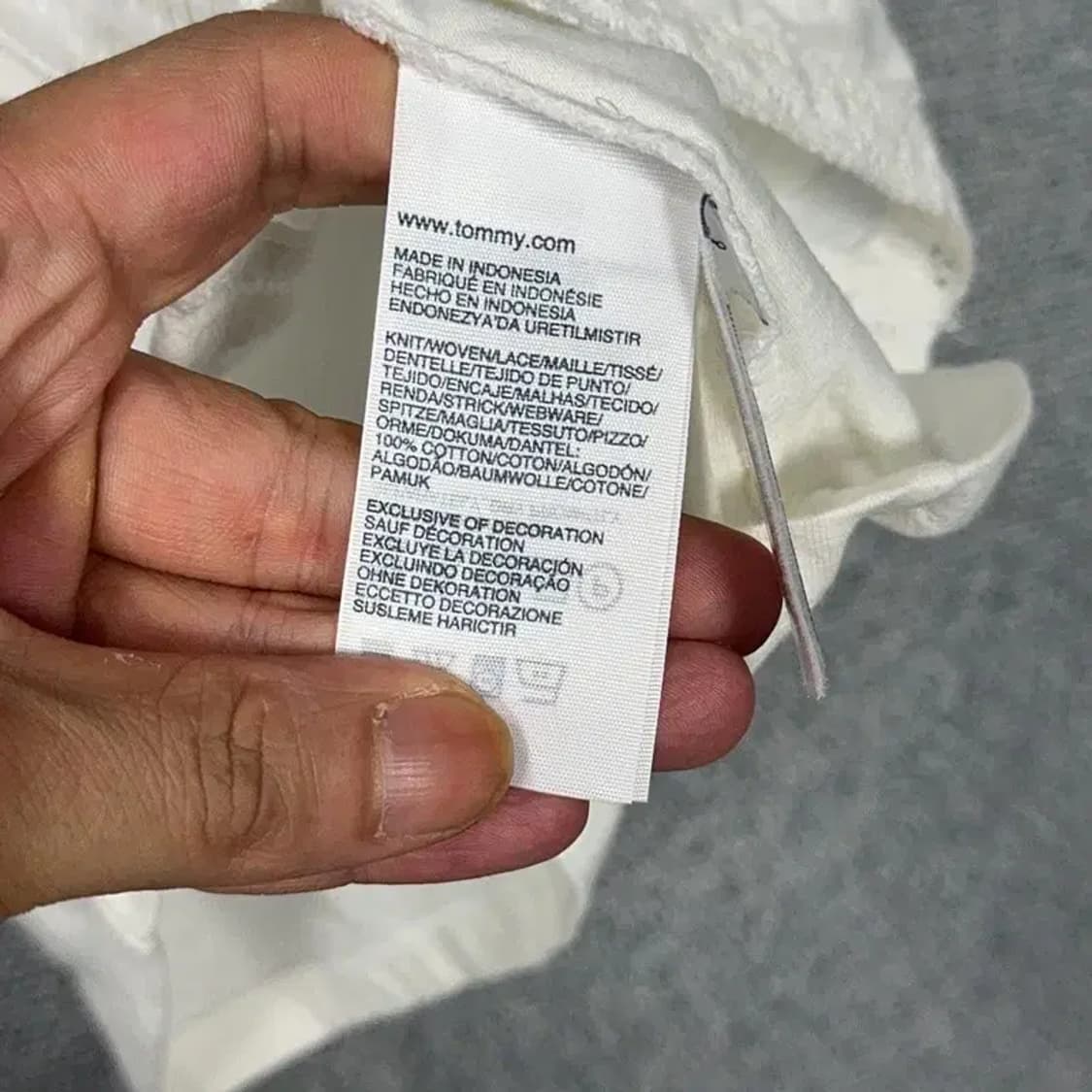 타미힐피거 빈티지 민소매 나시 XS 상품이미지6