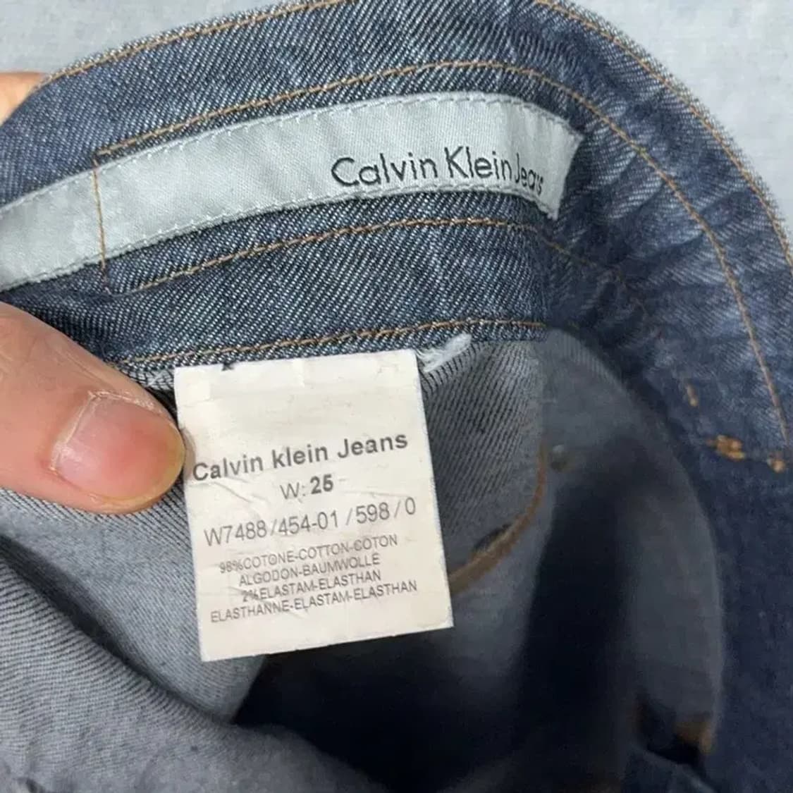 캘빈클라인 진청 데님 스커트 25 상품이미지6