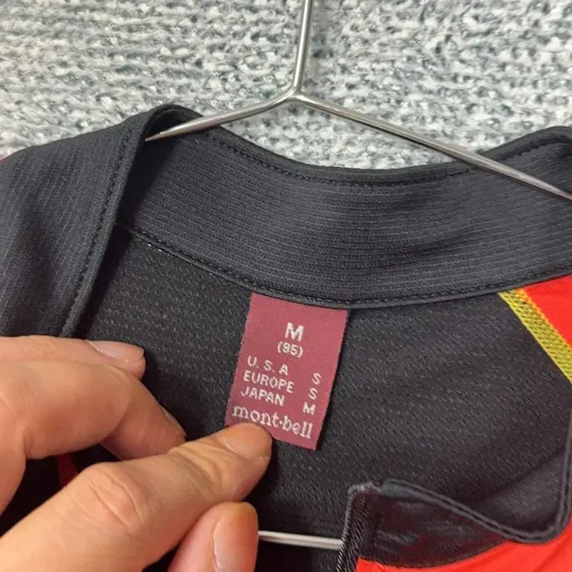 몽벨 여성 로고 기능성 반집업 반팔티 S 상품이미지3