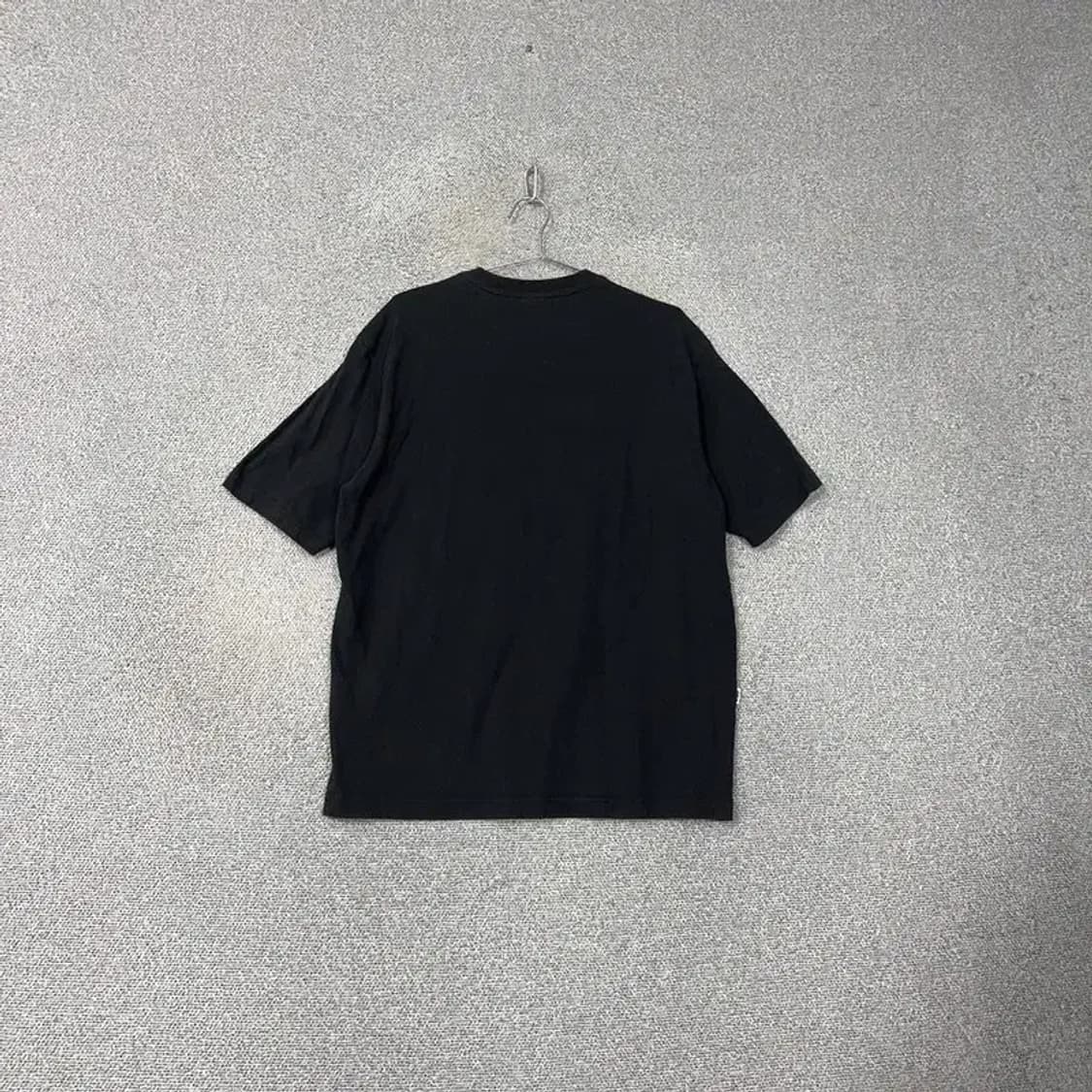 휠라 로고 블랙 반팔티 L 상품이미지2