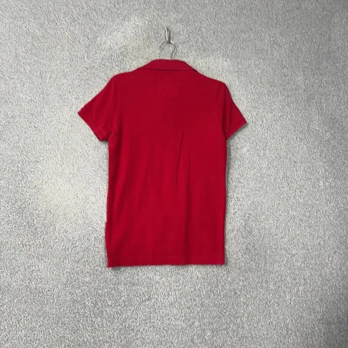 아베크롬비 레드 자수 반팔 카라티 M 상품이미지2
