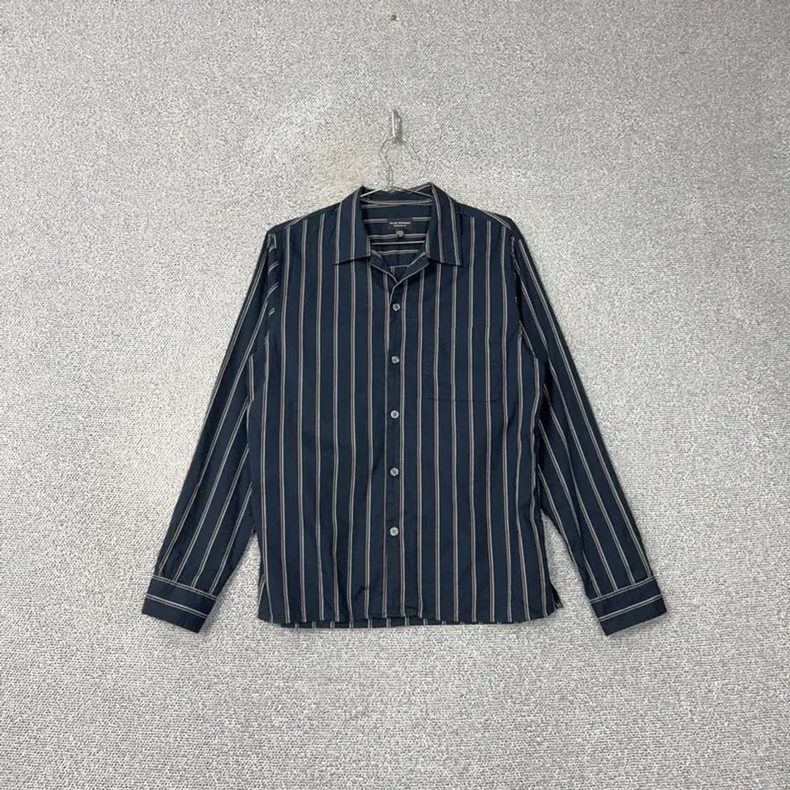 클럽모나코 스트라이프 네이비 캐주얼 셔츠 S 상품이미지1
