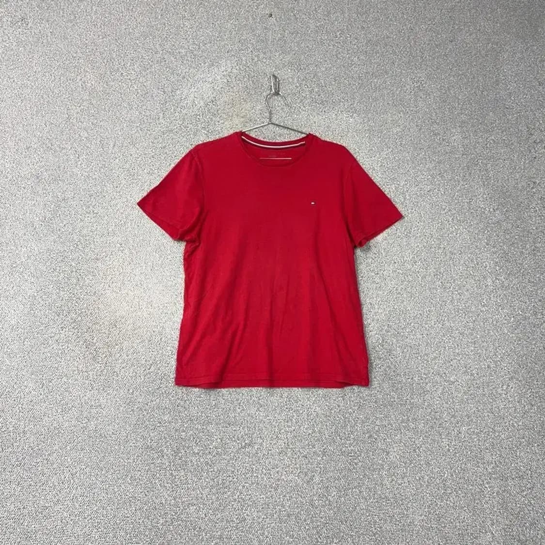 타미힐피거 레드 로고 반팔티 M 상품이미지1