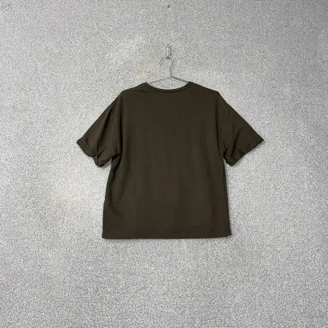 자라 로고 브라운 반팔티 S 상품이미지2