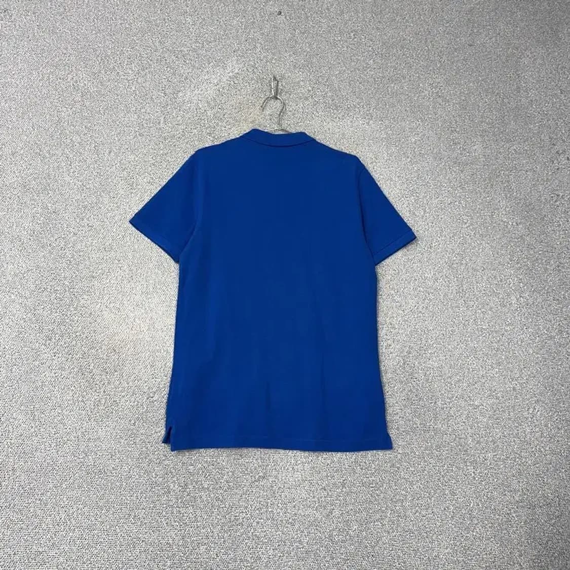 자라 캐주얼 블루 무지 반팔 카라티 M 상품이미지2