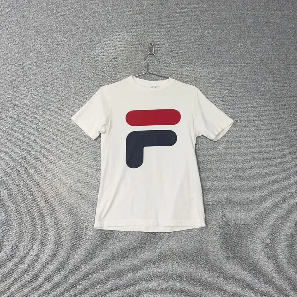 휠라 빅로고 화이트 반팔티 XXS 상품이미지1