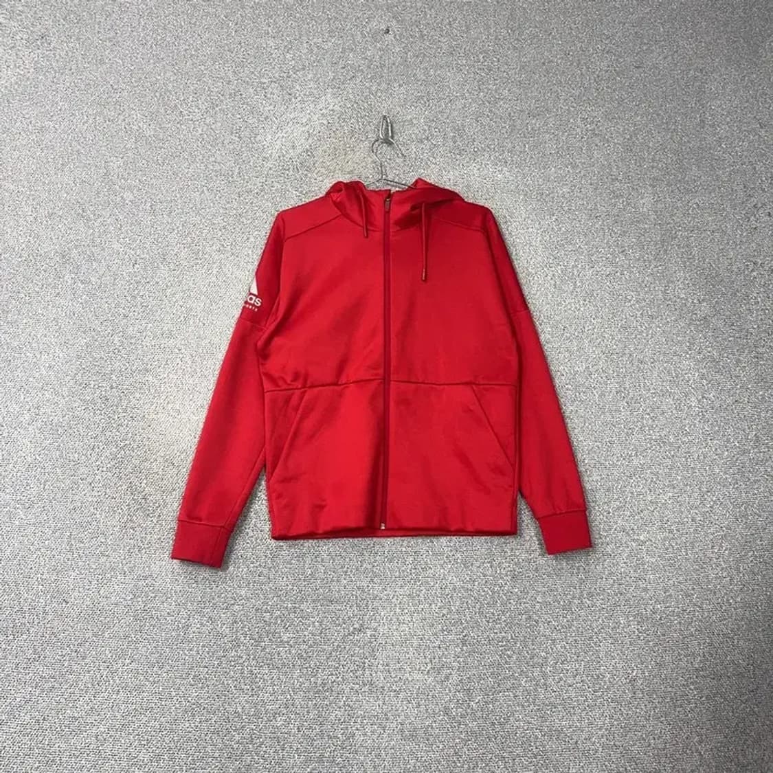 아디다스 레드 빅로고 기능성 후드집업 M 상품이미지1