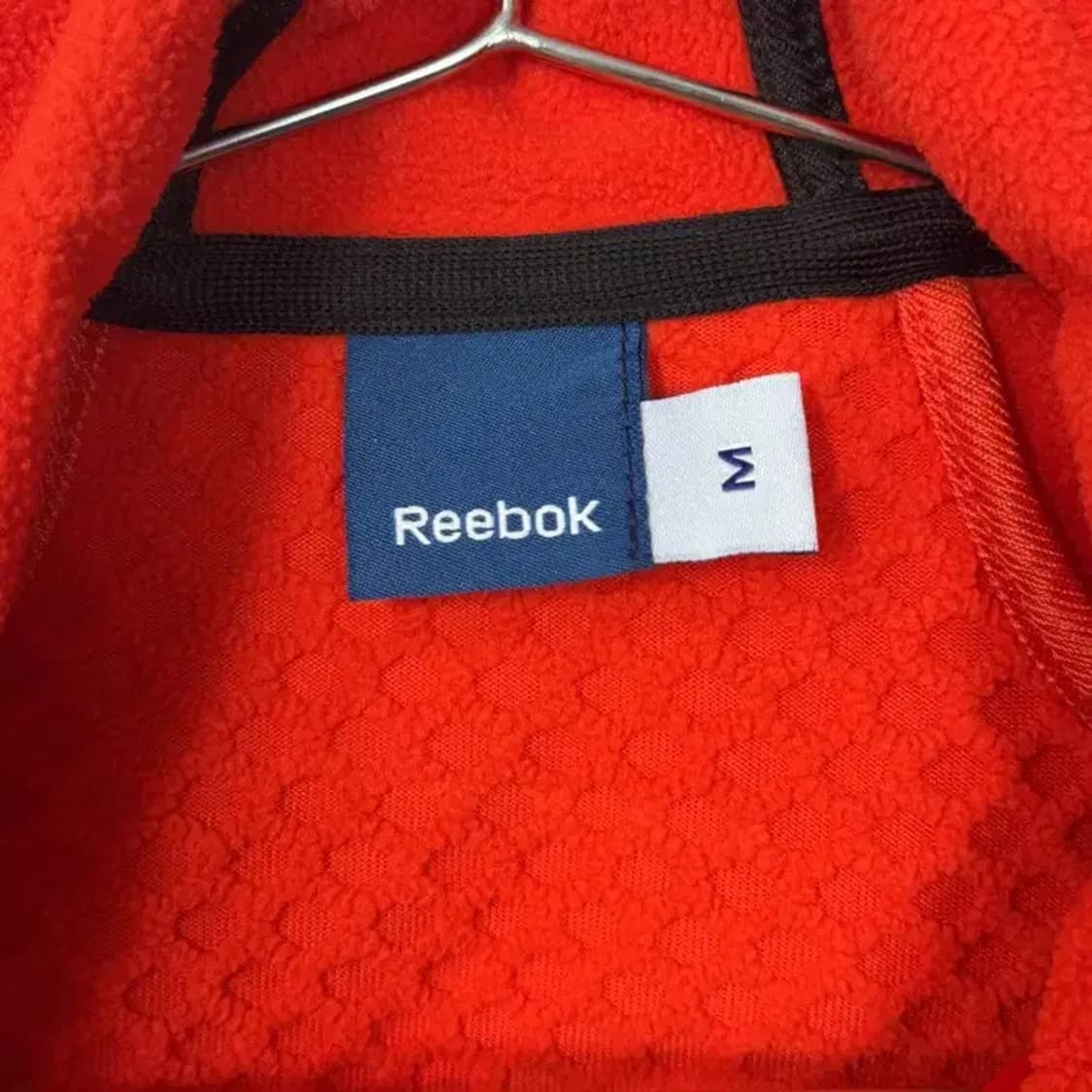 리복 레드 기능성 후드집업 M 상품이미지3