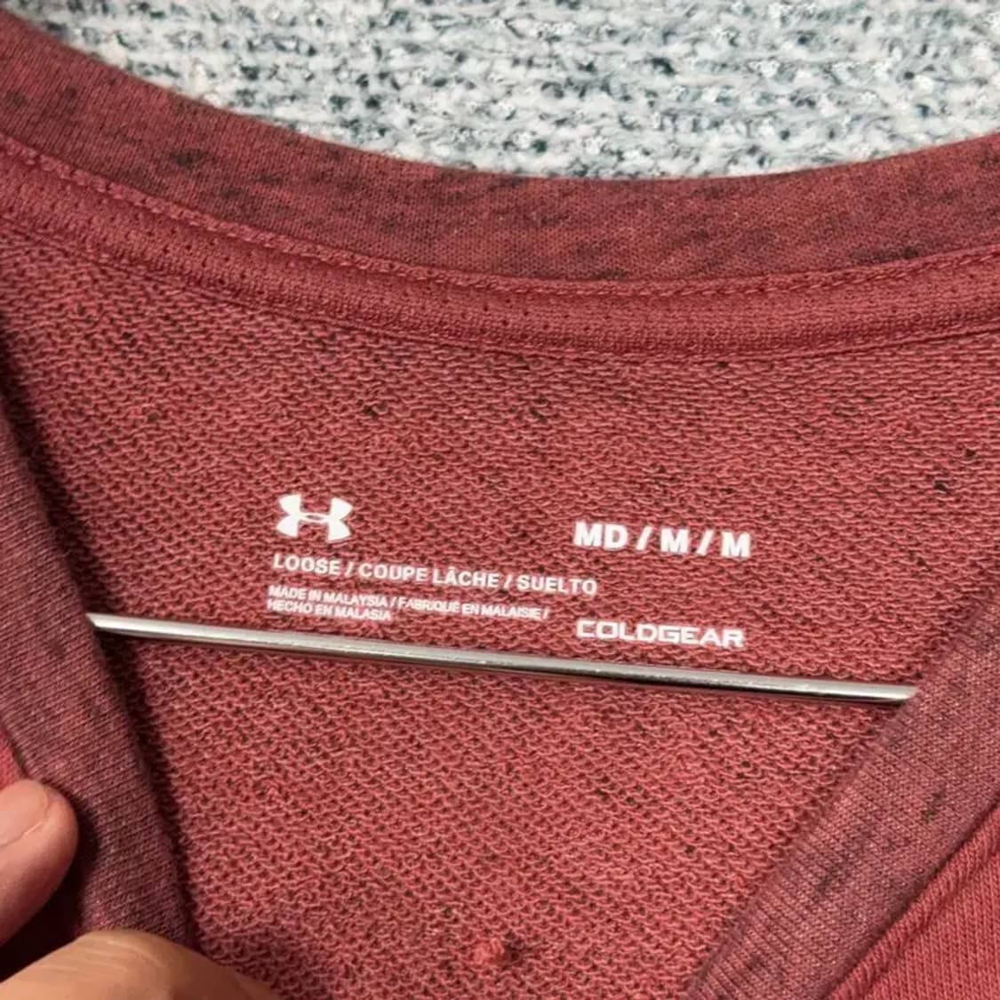 언더아머 로고 기능성 맨투맨 M 상품이미지3